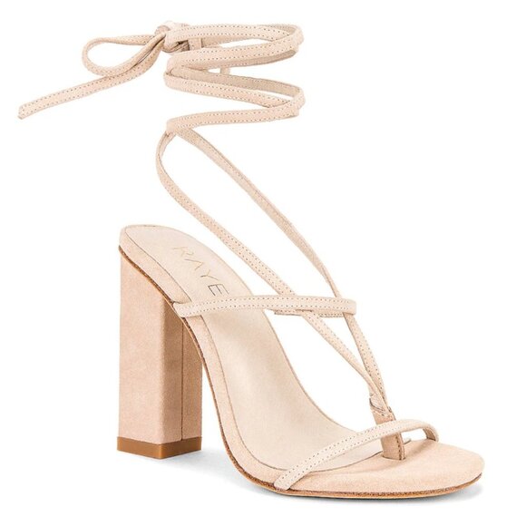 RAYE Shoes - RAYE Briar Heel Nude Heels Size 7